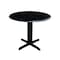 International Concepts Square Dual Drop Leaf Table, 36 in, Black, 36 W, 36 L, 30 in H, Wood, Black T46-36RP - alternate 1